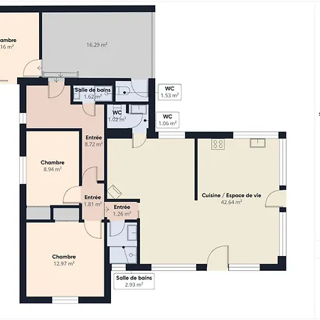 Maison Pour 8 - Terrasse - Barbecue - 500 M Feriehus *
